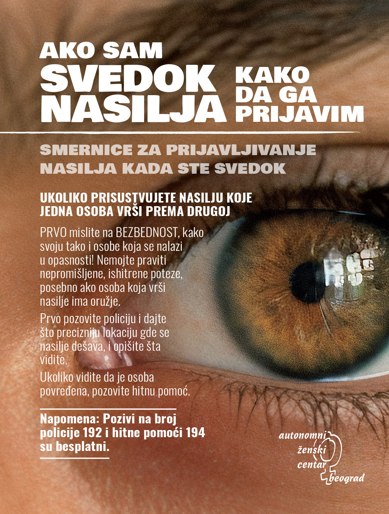 Ako sam svedok nasilja kako da ga prijavim 1